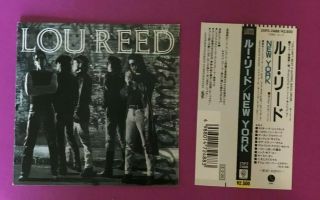 Lou Reed York Japan Cd (1989) 25p2 - 2488 Rare Promo Velvet Underground
