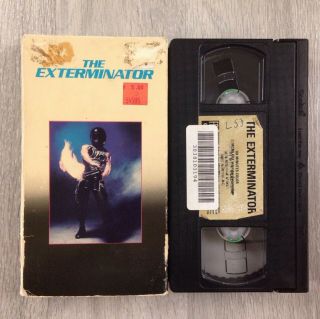 The Exterminator Vhs 1983 Rare Embassy Home Video Release Cult Revenge
