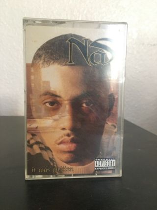 Nas - It Was Written Cassette Tape 90s Hip Hop Classic Rare