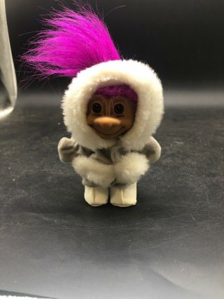 Vintage Russ Trolls Around The World Iceland Troll Doll 4 "
