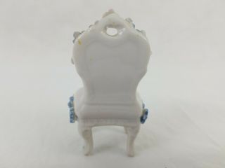 Vintage Elfin Ware Dollhouse Miniatures Furniture Chair Germany 2 3/4 