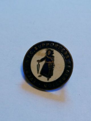 Rare Everton Football Supporters Club Gilt Enamel Pin Badge