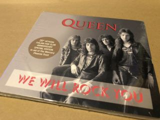 Queen We Will Rock You Rare Italy Official Fanclub 20th Anniversary Numbered Cd