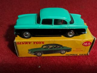 Dinky No.  165 Humber Hawk - Rare Green Roof Version.