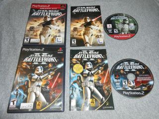 Playstation 2 Games - Ps2 - Star Wars Battlefront I & Ii - Complete - Rare