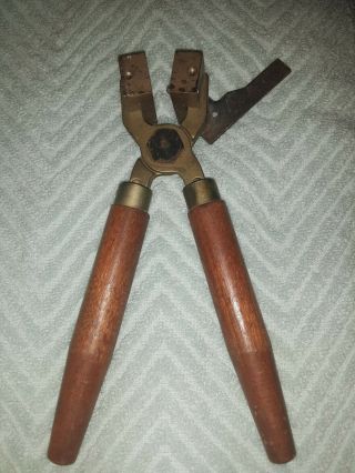 Antique Wooden Handle Bullet Mold Muzzleloader Gun 50 Cal