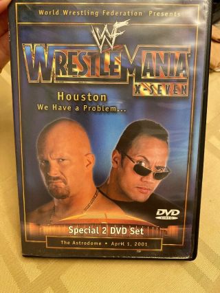 Wwf Wrestlemania X - Seven 17 Rare Oop Dvd 2 - Disc Set Authentic Us Release Wwe Wcw