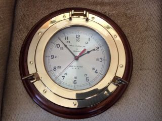 Vintage Bell Clock Co.  Ships Clock Quartz