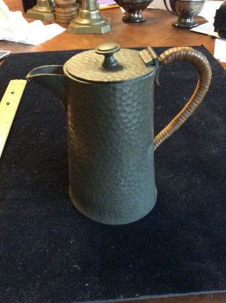 Antique English Pewter Arts And Crafts / Mission Style Vessel