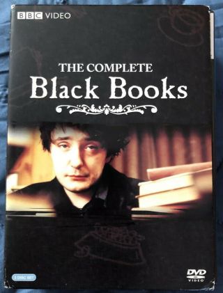 The Complete Black Books Series 1 - 3 Bbc Comedy 3 Disc Dvd Box Set Region 1 Rare