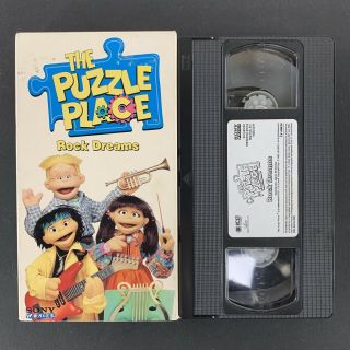 The Puzzle Place - Rock Dreams (vhs,  1995) Rare Oop - Plays Great
