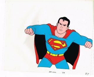Rare - Superman - Filmation Hand Painted Cels