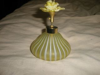 Vintage De Vilbiss Opalescent Spray Perfume Bottle: Made In Italy