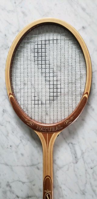 Rare Vintage Spalding Natural Tennis Racquet - Specialist Frame -