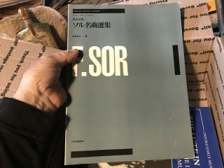 Fernando Sor Rare Classical Guitar Solo Book 125 Pages