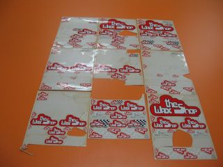 Autographics 628 Wax Shop Decals From Late 80 
