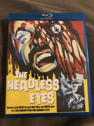 The Headless Eyes Blu - Ray Code Red Cult 70 