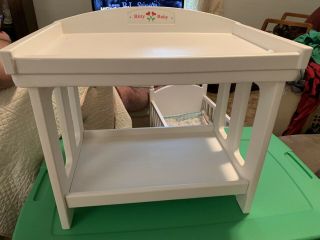 American Girls Bitty Baby Changing Table - Vintage Discontinued Accessory