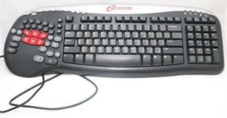 Rare Steelseries Merc Stealth Gaming Keyboard Ku - 0453 Zboard Z Board Htf