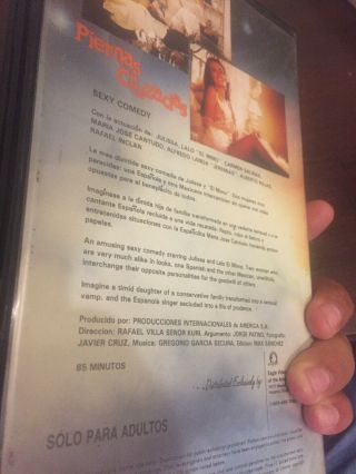 Piernas Cruzadas VHS Alberto Rojas MEGA RARE BIG BOX CLAMSHELL MEXICAN SEX 2