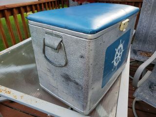 Wards Western Field Vintage 50’s Cooler Ice Box Cronstrom ' s RARE 2