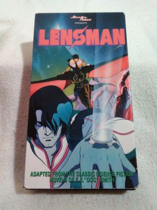 Lensman Anime Vhs Tape Vintage Streamline Pictures Rare