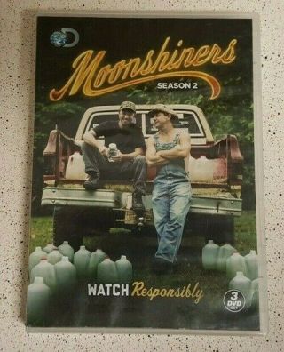 Moonshiners - Season 2 Two Dvd 3 - Disc Set Discovery Channel Rare Region 1 Us Oop