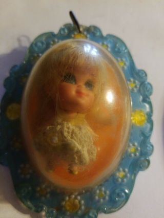 Vintage Polly Pocket 1993 Jewel Surprise Locket Necklace Bluebird Toys