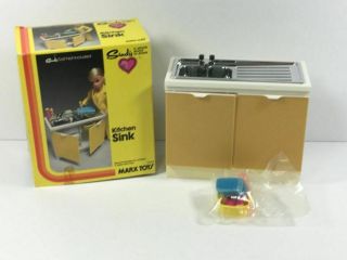 Vintage Marx Toys Sindy Kitchen Sink With Box