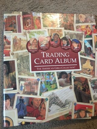 American Girl Trading Card Album & Trading Cards Kristen,  Addy,  Samantha,  Molly
