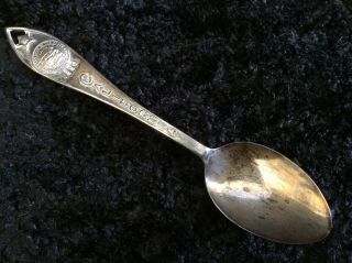 Vintage Sterling Silver Spoon.  1850 California Souvenir Spoon.  9 Grams.  4 1/4”