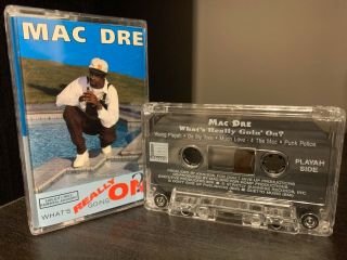 Mac Dre - What’s Really Going On Og Cassette Tape Rare Hip Hop Rap 1992 Bay Area