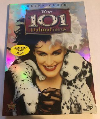101 Dalmatians (dvd,  2008) Rare & Oop Live Action Glenn Close Dalmations Disney