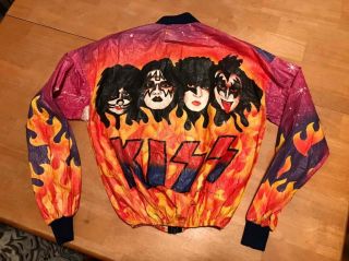 Kiss Rare Official Aucoin 1978 Tyvek Jacket Gene Simmons Paul Ace Peter