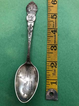 Antique Sterling Silver Spoon Independence Hall Philadelphia Pennsylvania 27 G