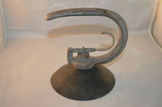 Antique Atlantic India Rubber Chicago Suction Cup Dent Puller Forged Iron