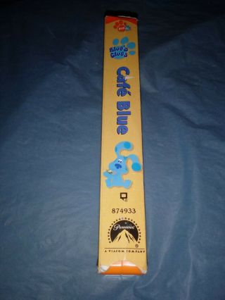 Blues Clues - Cafe Blue VHS 2001 Rare Snacktime Play Along 3