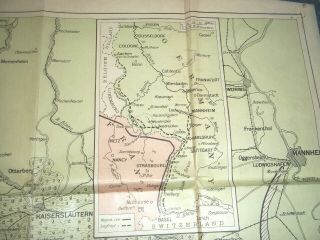 A Rare WW2 War Map Of The Western Front - alexandra gross - 1930s from raf owner 3