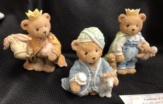 Cherished Teddies Three Kings Figurines Wilbur Richard Edward 