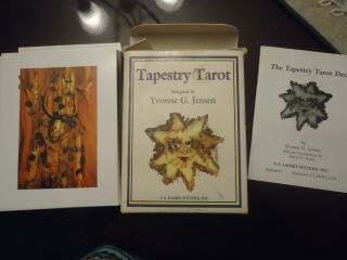 Tapestry Tarot Cards By Yvonne G.  Jensen Oop Rare 1995