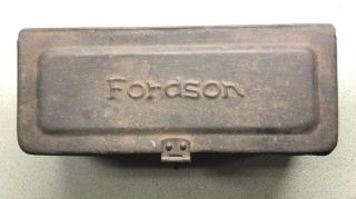 Vintage Fordson Tractor Tool Box 11” Ford Ferguson Farm Antique Wrench