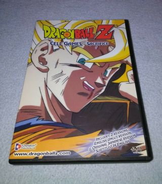 Dragon Ball Z Cell Games Sacrifice (dvd,  2004,  Uncut Rare Oop