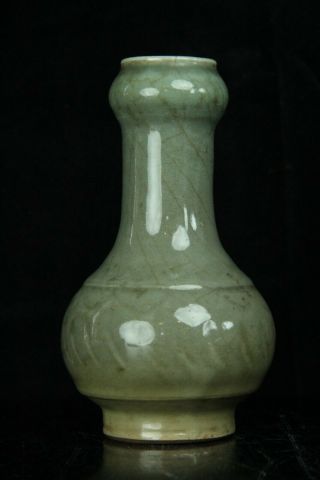 Jun169 Chinese Longquan Celadon Porcelain Vase Pot Bottle