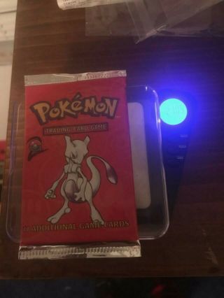 Pokemon Base Set 2 Booster Pack Mewtwo Art Extremely Rare Find Heavy?