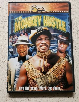 Monkey Hustle (dvd,  Soul Cinema) Rare Oop Yaphet Kotto,  Rudy Ray Moore.  R1 Us