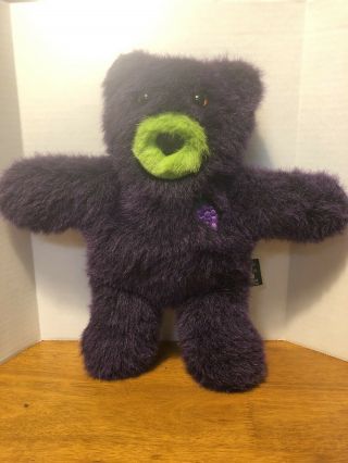 Vermont Teddy Bear Purple Grape Scented Bear 2010 - Rare