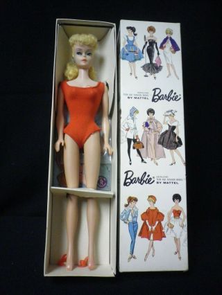 1961 5 Blonde Ponytail Barbie
