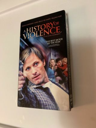A History Of Violence Vhs Rare (last Vhs Movie Ever Made)