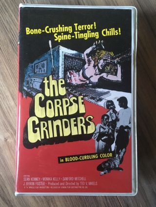 The Corpse Grinders,  Vhs Horror,  1971,  Clamshell Gore Big Box Sov Rare Slasher