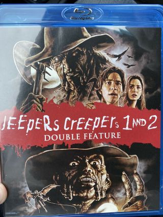 Jeepers Creepers 1 & 2 Double Feature Blu - Ray Scream Factory Horror Rare Oop